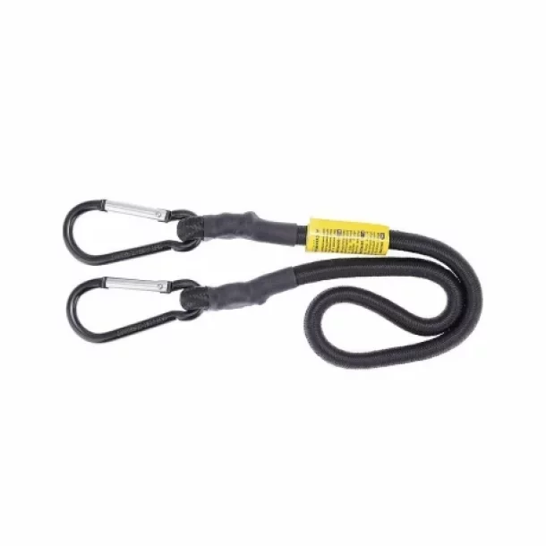 Elastic cord with carabiners, O10mm - 60cm