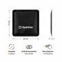 Localizator de obiecte Opti Tracker Compact, Ultra-subtire, cu adeziv, functionare prin aplicatia Find My de la Apple