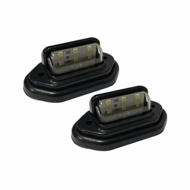 Rendszamtabla vilagito lampa, 2 db-os keszlet, 6SMD, 12/24V