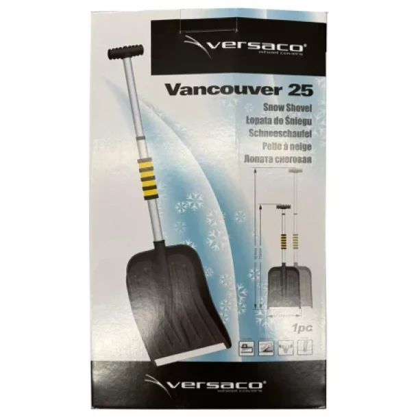 Lopata zapada cu maner telescopic din aluminiu, grip din burete, lungime 732-937mm, Vancouver 25