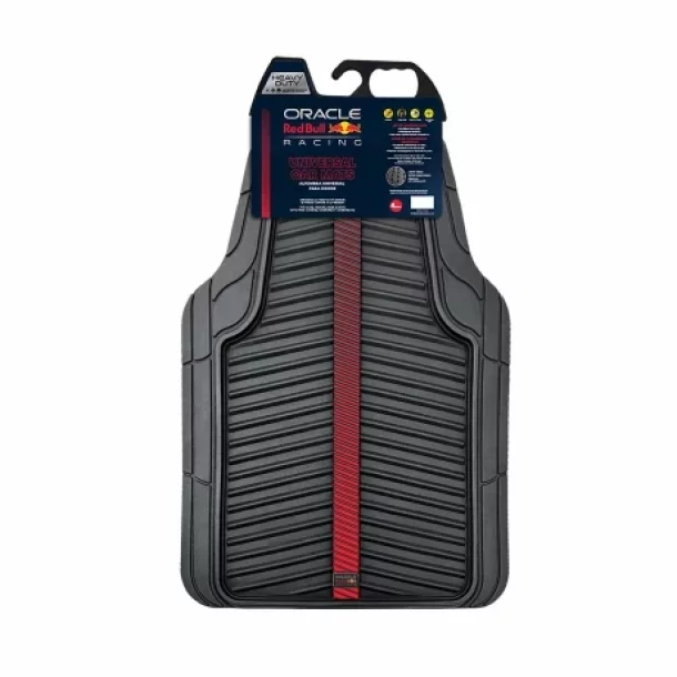 Oracle Red Bull Racing universal PVC car mats, 4pcs - Black/Red
