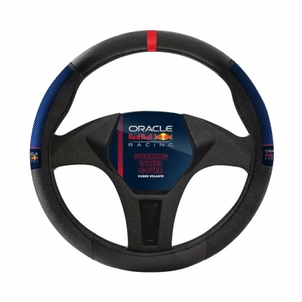 Husa volan Oracle Red Bull Racing Type 2 - M - O 37/39cm - Negru/Albastru/Rosu