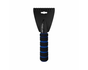 Razuitor gheata parbriz cu maner buretat S4 - 24cm - Negru/Albastru