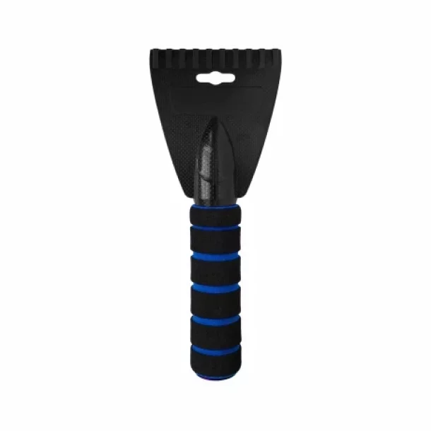 Ice scrapper with sponge handle S4 - 24cm - Black/Blue