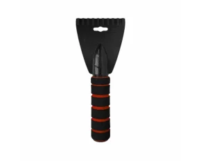 Razuitor gheata parbriz cu maner buretat S4 - 24cm - Negru/Rosu