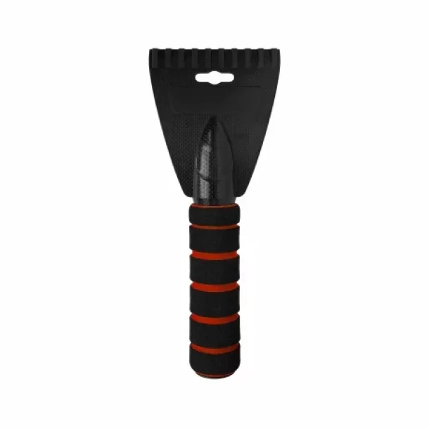 Ice scrapper with sponge handle S4 - 24cm - Black/Red