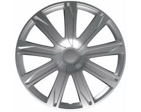 Set capace roti auto Cridem Raze 4buc - Argintiu - 15&#039;&#039;