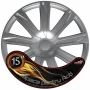 Set capace roti auto Cridem Raze 4buc - Argintiu - 15&#039;&#039;