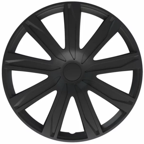 Set capace roti auto Cridem Raze 4buc - Negru - 15&#039;&#039;