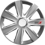 Set capace roti auto Cridem GTX Carbon 4buc - Argintiu - 16&#039;&#039;-Resigilat,