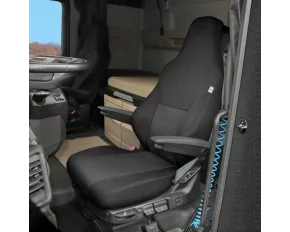 Husa scaun camion dedicata pentru scaun sofer MAN TGX II (dupa 2020&gt;), 1buc, Negru/Gri