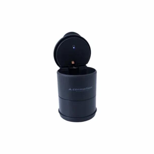 Carmotion ashtray illuminated with LED, black