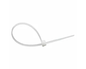 Coliere plastic 100buc 0,25x20cm - Alb
