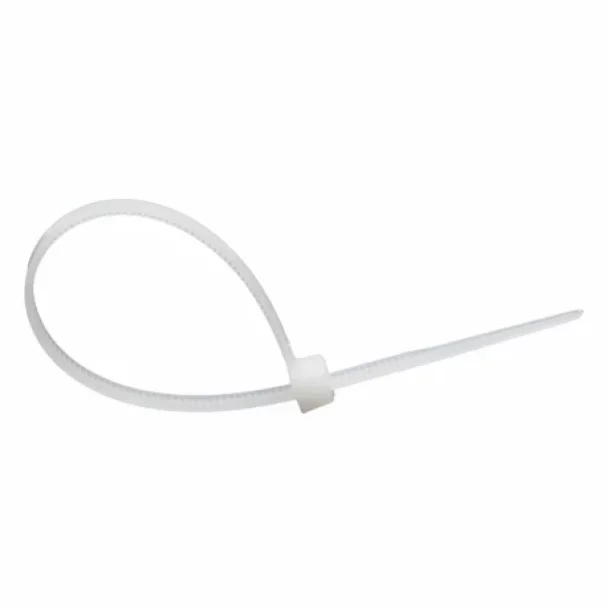 Coliere plastic 100buc 0,25x20cm - Alb