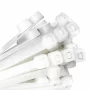 Coliere plastic 100buc 0,25x20cm - Alb