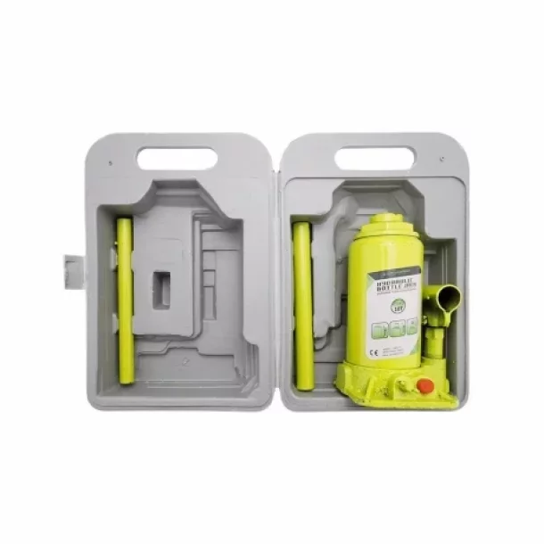 Carmotion hydraulic jack, in plastic transport box - 10000kg - 10 To