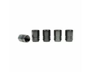 Ornamente capacele valve Hexagonal din aluminiu, 5buc - Gunmetal