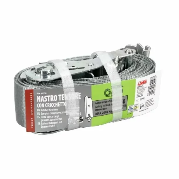 Ratchet tie down for inner railings - 1,2+3 m