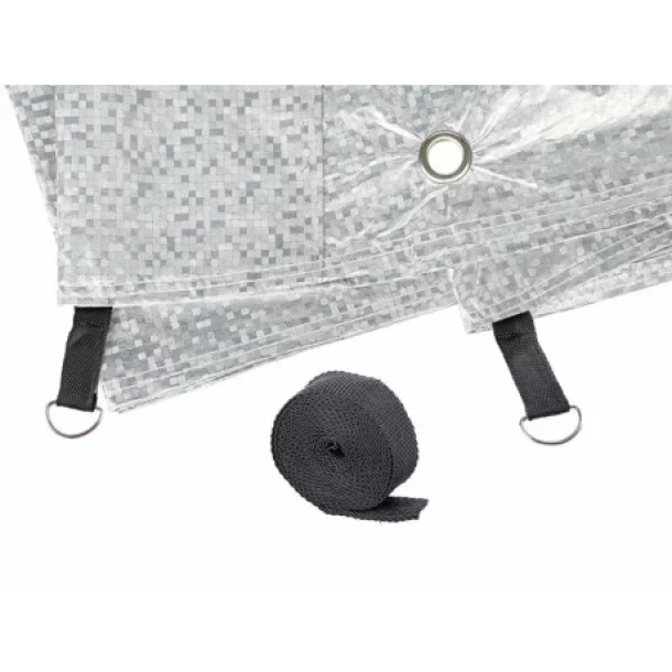 Prelata auto completa, 3 straturi, fermoar la usa sofer, Carmotion - 580x175x120cm - XXL