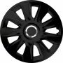 Set capace roti auto Cridem Stratos RC 4buc - Negru/Crom - 15&#039;&#039;-Resigilat,
