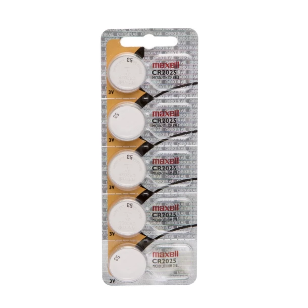 Baterie tip buton CR 2025 Li • 3 V 5 buc./blister