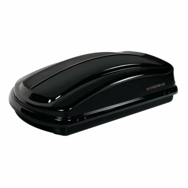 Box 330, cutie portbagaj ABS, 330 l - Negru lucios