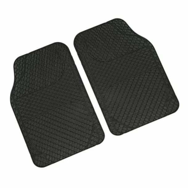 Covorase cauciuc fata universale Drena Gomma 2, 2buc - Negru