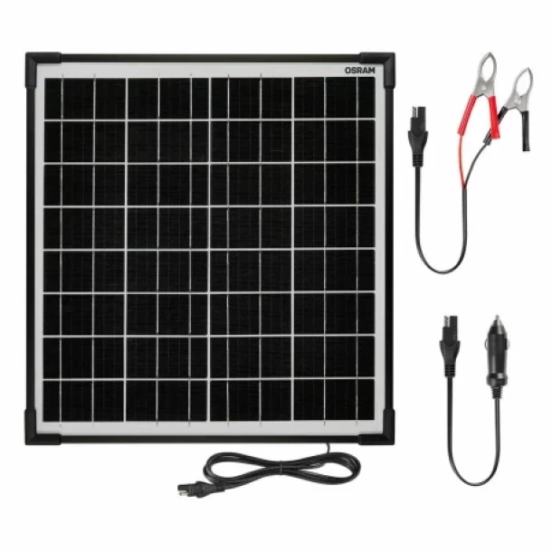 Panou solar auto pentru intretinere acumulator, BATTERYcharge SOLAR 20W, Osram OSP2000