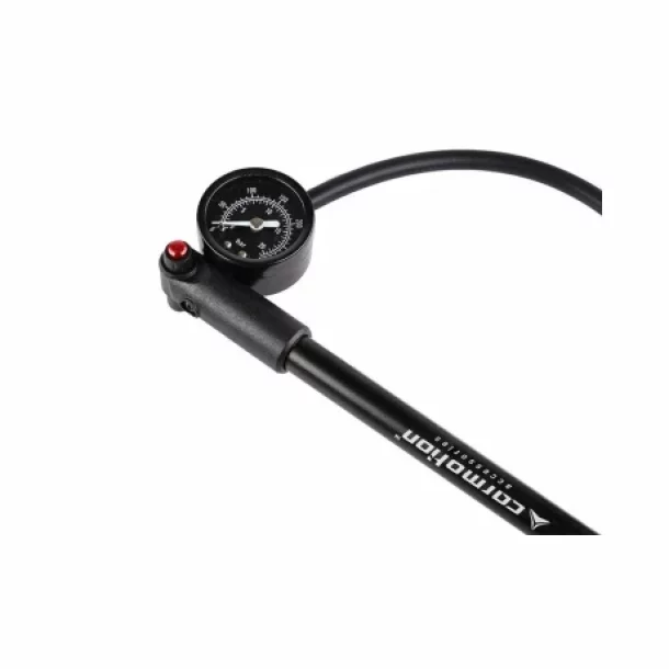 Pompa manuala de inalta presiune pentru amortizoare bicicleta, max 28Bari/400PSI