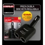 Priza dubla bricheta reglabila 12V 5A Carpoint-Resigilat,