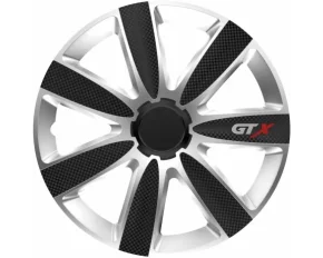 Set capace roti auto Cridem GTX Carbon 4buc - Argintiu/Negru - 17&#039;&#039;-Resigilat,