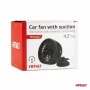Ventilator auto cu 2 viteze, fixare cu ventuza, diametru 4.5&#039;&#039;, Amio, 12V