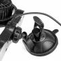 Ventilator auto dublu cu 2 viteze, fixare cu ventuza, diametru 2x4&#039;&#039;, Amio, 24V