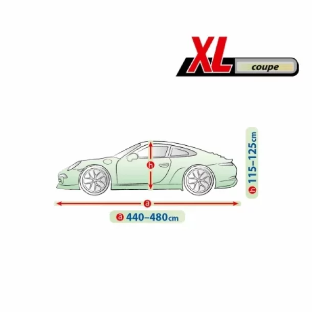 Prelata auto completa Membrane Garage, complet impermeabila si respirabila - XL - Coupe