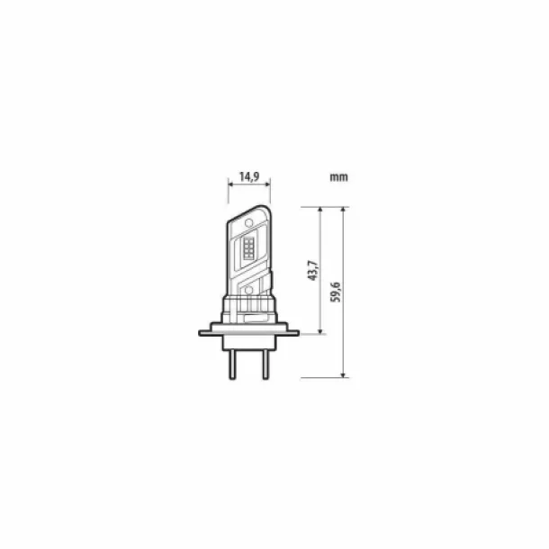Bec Halo Led Alien-X Series Quick-Fit - H7-H18 - PX26d / PY26d-1 12V - 1buc