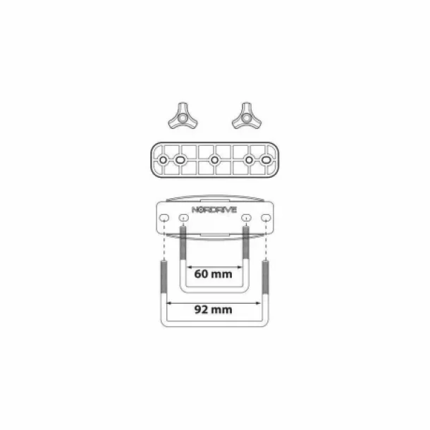 Box 400, cutie portbagaj ABS, 400 l - Negru embosat