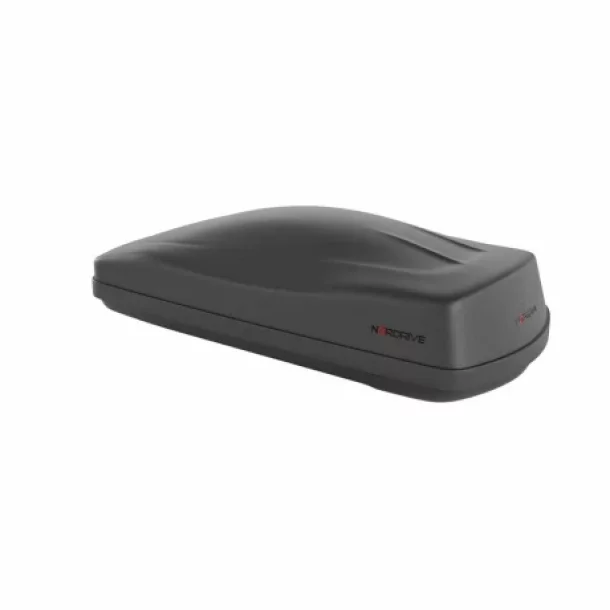 Box 400, cutie portbagaj ABS, 400 l - Negru embosat