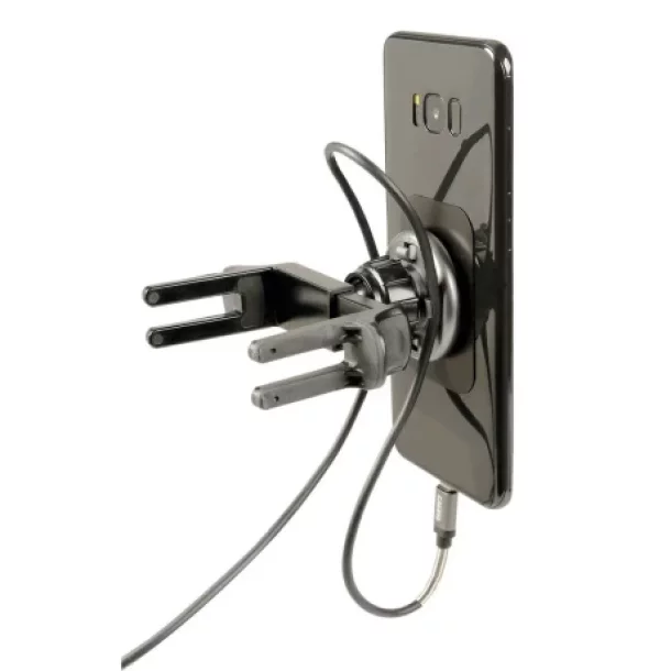 Suport telefon mobil magnetic pentru gurile de aerisire rotunde si standard Magneto Vent Pro-Resigilat,
