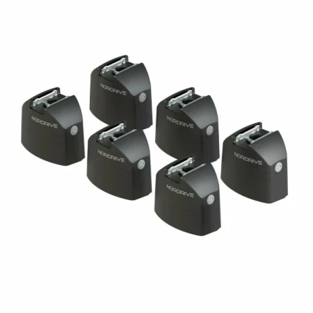Set de picioare cu montaj in puncte de fixare, pentru bare portbagaj Kargo si Kargo-Plus, 3 bare - Ford Tourneo Custom 08/23&gt;, Volkswagen Transporter T7 03/25&gt;