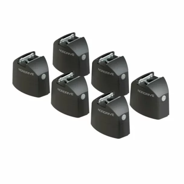 Set de picioare cu montaj in puncte de fixare, pentru bare portbagaj Kargo si Kargo-Plus - 3 bare - Mercedes, Nissan, Renault