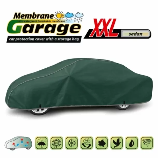 Prelata auto completa Membrane Garage, complet impermeabila si respirabila - XXL - Sedan