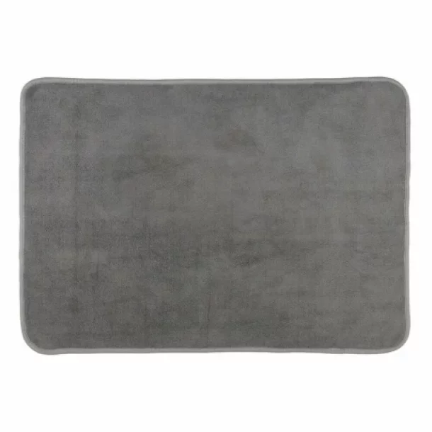 Laveta microfibra cu fata dubla, Premium Quality - 40x70 cm - Gri/Albastru