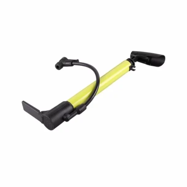 Pompa manuala pentru bicicleta, cu furtun si suport de fixare pe cadru, lungime 310mm, max 8Bari/120PSI-Resigilat,