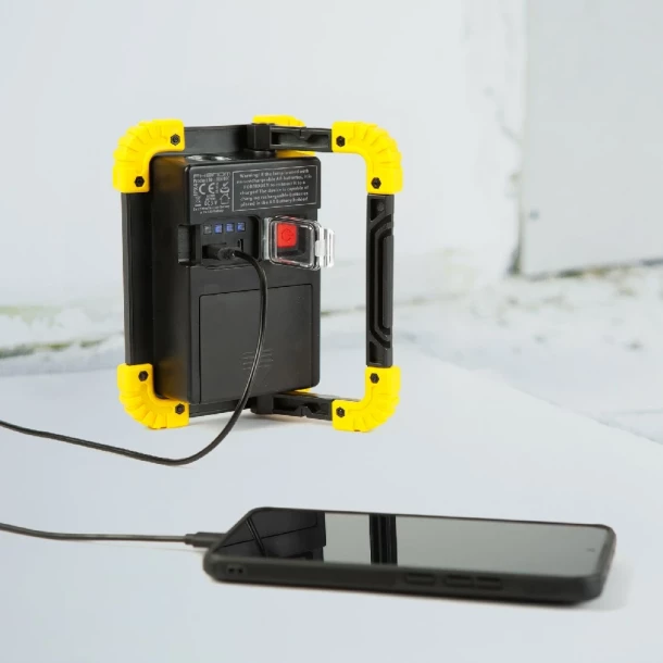 Lampa de Lucru Multifunctionala - 1000 Lumeni LED COB - Acumulata Li-ion - Micro-USB