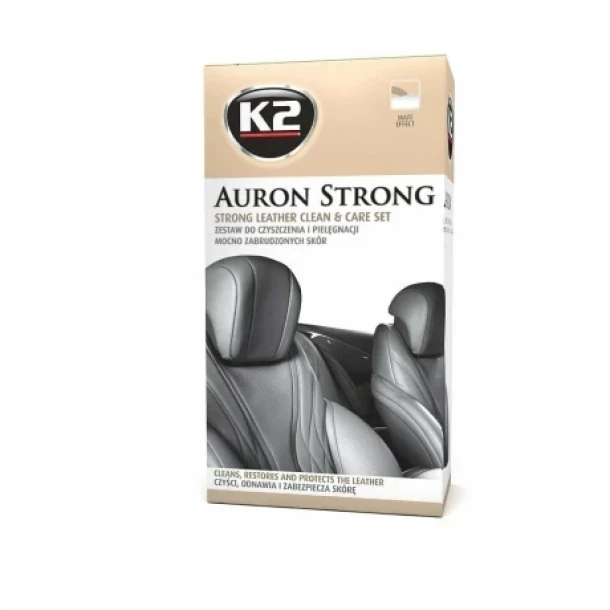Kit curatare si intretinere piele, Auron Strong K2