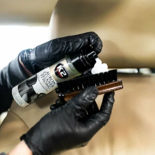 Kit curatare si intretinere piele, Auron Strong K2