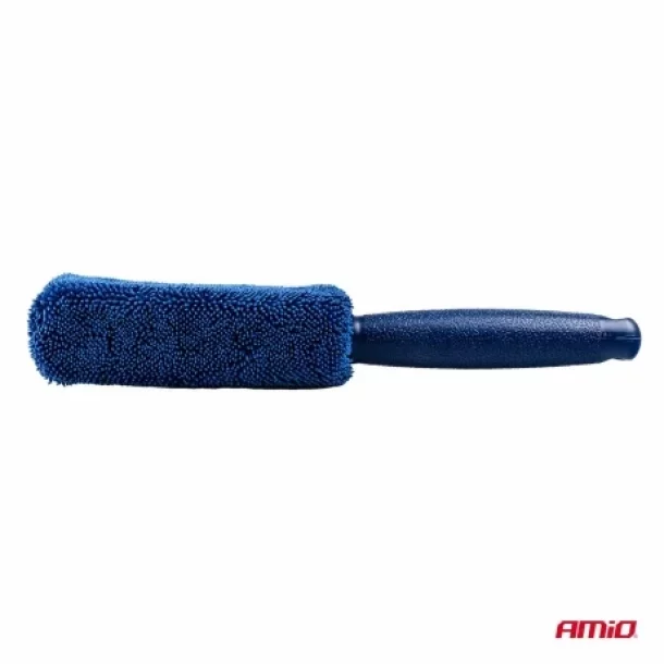 Perie spalat jante cu microfibra, 5x6x28cm, Amio