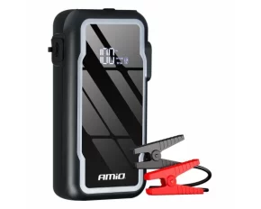 Robot pornire portabil 3 in 1 cu LED si Powerbank, 12V, 12Ah, 1600A, AMIO