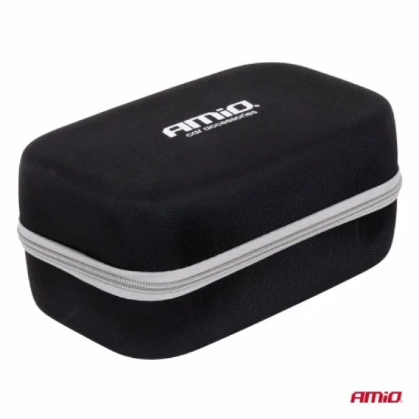 Robot pornire portabil 4 in 1 cu LED, compresor si Powerbank, 12V, 12Ah, 1600A, AMIO