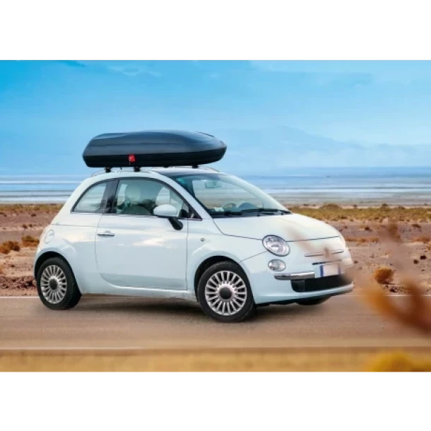 Gran-Pree, cutie portbagaj din polipropilena 320 l - Carbon negru-Resigilat,